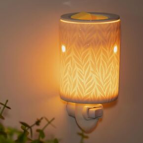 Bobolyn Ceramic Electric Wax Melt Warmer Candle Waxing Warmer Burner Melt Wax Cube Melter Fragrance Warmer- Ideal Gift for Wedding, Spa and Aromatherapy