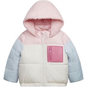 Carter's Girls Color Blocked Heavyweight Puffer Jacket