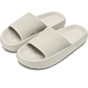 Cloud Slides for Kids, Boys Girls Pillow Slippers Shower Slides Bathroom Pool Sandals Comfy Thick Sole Home House Slippers Summer Non-Slip Beach Shoes