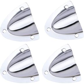 4 Pack Marine Wire Cable Vent Cover,304 Stainless Steel Clamshell Vent for Boat