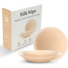 Nipple Cover for Women – Waterproof Sticky Boobs Made with Medical-Grade Silicone, Sticky Bras for Comfort
