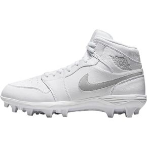 Nike Men's Jordan 1 Mid TD White/Grey Fog-White Mid FJ6805-101 10.5