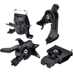 Engine Motor Mount Kits Compatible with Corolla Matrix 1.8L 2009-2013 Pontiac Vibe 1.8L 2009 2010 4PCS Engine Transmission Mount Replace A62027 A62039 A62015 A62023