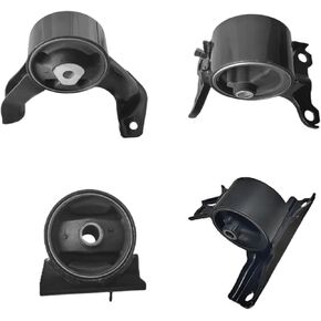 Engine Motor Mount Set Compatible with Jeep Compass Patriot 2007 2008 2009 2010 2011 2012 2013 2014 2015 2016 2017 2.0L 2.4L Fits Dodge Caliber 2007-2012 Replace A5415 A5416