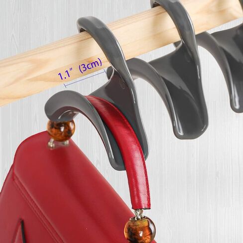 Purse Hanger Hook Bag Rack Holder - Handbag Hanger Organizer Storage - Over The Closet Rod Hanger for Storing and Organizing Purses | Backpacks |Satchels | Crossovers | Handbags | Tote（4 Pack） in Saudi Arabia