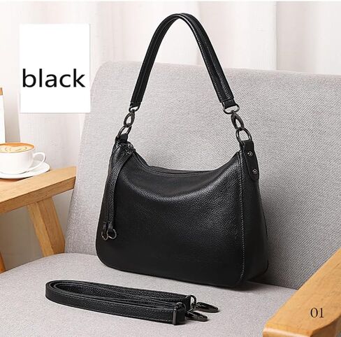 Gorgeous Genuine Leather Shoulder Bags Stylish Hobo Handbags Purses Crossbody Bags for Women in Kuwait