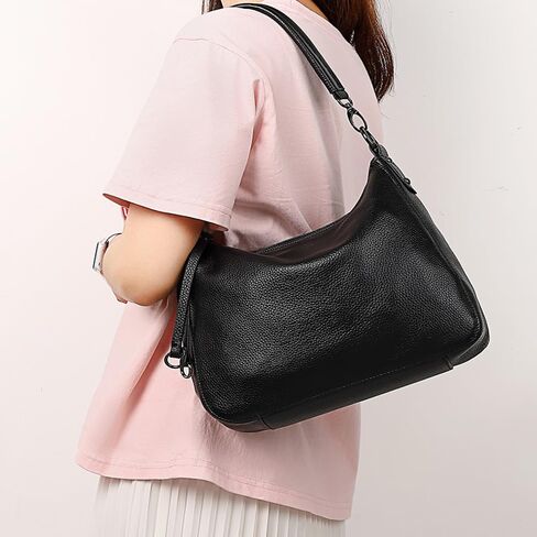 Gorgeous Genuine Leather Shoulder Bags Stylish Hobo Handbags Purses Crossbody Bags for Women in Kuwait