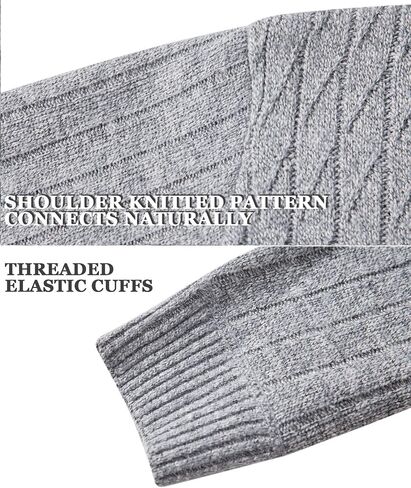 XinYangNi Men's Cardigan Sweaters Knit Zipper Casual Slim Fit Stand Collar with Full Zip and Pockets in Kuwait