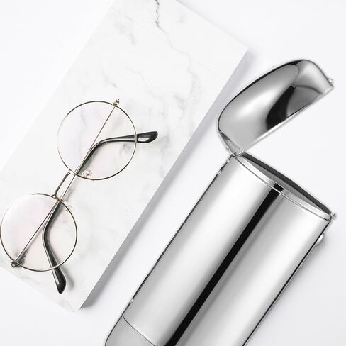 Holibanna Glasses Case Metal Pocket Eyeglasses Box Thin Hard Shell Glasses Case Sunglasses Case for Standard Reading Glasses in Saudi Arabia