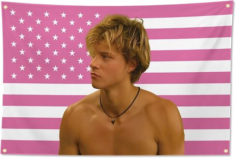 CZBR TIMIBUGER JJ Tapestry 3X5FT with 4 Brass Grommets Wall Art Flag America Flag Pink Flag for Bedroom Room Dcor JJ merch fan poster in Saudi Arabia