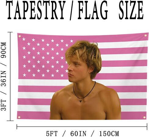 CZBR TIMIBUGER JJ Tapestry 3X5FT with 4 Brass Grommets Wall Art Flag America Flag Pink Flag for Bedroom Room Dcor JJ merch fan poster in Saudi Arabia