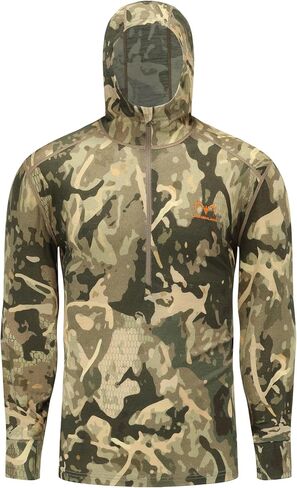 Men's Merino Wool Hunting Hoodie Base Layer Sweatshirt in Kuwait