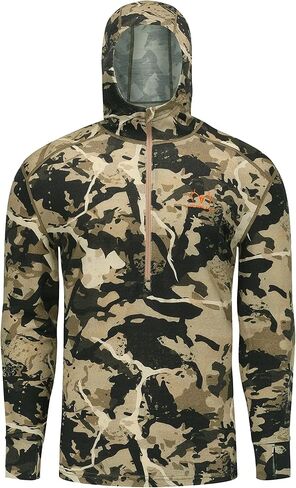 Men's Merino Wool Hunting Hoodie Base Layer Sweatshirt in Kuwait