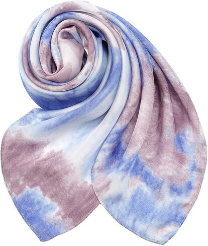 RIIQIICHY Women Head Hair Scarf Like Satin Silk Scarf Sleeping Hair Wrapping Night 27.5" in Saudi Arabia