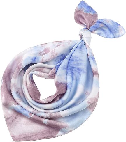 RIIQIICHY Women Head Hair Scarf Like Satin Silk Scarf Sleeping Hair Wrapping Night 27.5" in Saudi Arabia