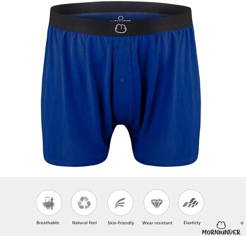 بوكسر رجالي قصير مكون من 3 قطع من البوكسر للرجال ملابس داخلية ناعمة ومريحة تسمح بمرور الهواء in Kuwait