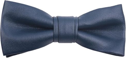Men's Fashion PU Leather Single Layer Casual Bow Tie in Saudi Arabia