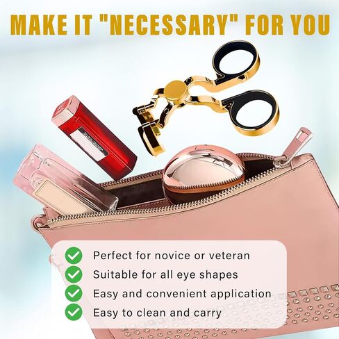 أداة وضع العدسات اللاصقة، عدسات لاصقة ملونة تساعد على ارتداء العدسات اللاصقة لتسهيل وضع/إزالة العدسات اللاصقة، أداة مساعدة على ارتداء الجفن أثناء السفر، ذهبي فاخر in Kuwait