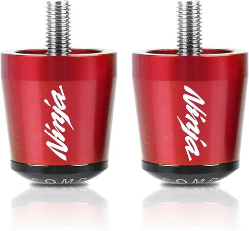 Motorcycle Handlebar Grip Ends Plugs Handlebar End Cap For Ninja 400 Black in Saudi Arabia