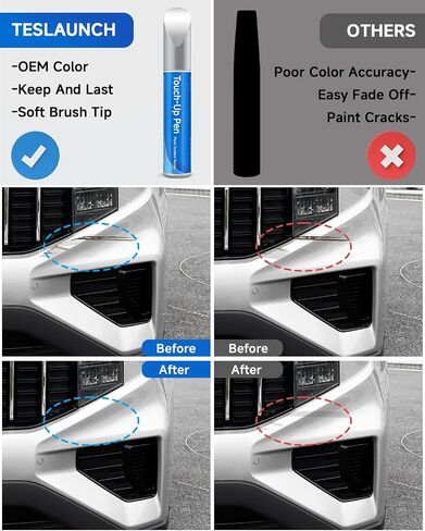 SWP Snow White Pearl Tricoat Touch Up Paint Compatible with Kia Exact Match Touch Up Paint Car Scratch Repair in Kuwait
