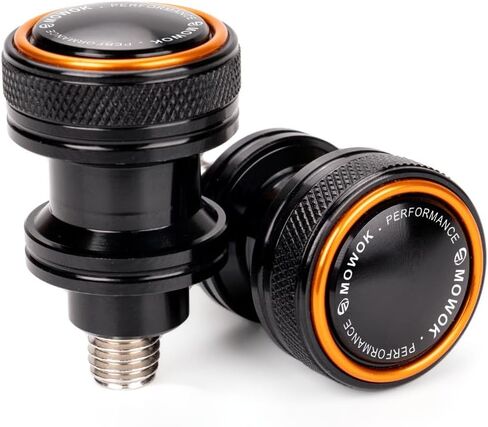 MOWOK Fit For KT-M du-ke 390 125 200 250 690 790 890 990 1290 1050 1090 1190 Adventure 690 SMC-R RC125 RC200 RC390 Motorcycle Swingarm Spools Sliders M10 x1.5 Stand Screws (Orange) in Kuwait