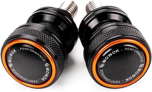MOWOK Fit For KT-M du-ke 390 125 200 250 690 790 890 990 1290 1050 1090 1190 Adventure 690 SMC-R RC125 RC200 RC390 Motorcycle Swingarm Spools Sliders M10 x1.5 Stand Screws (Orange) in Kuwait