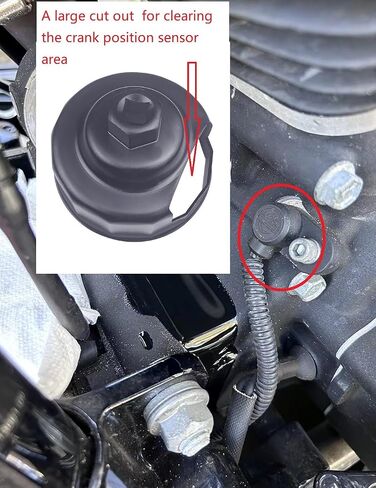 Oil Filter Wrench for harley, 76mm 14Flutes Oil Filter Cap Removal Tool Socket For Harley Davidson Motorcycle Oil Change Kit in Kuwait