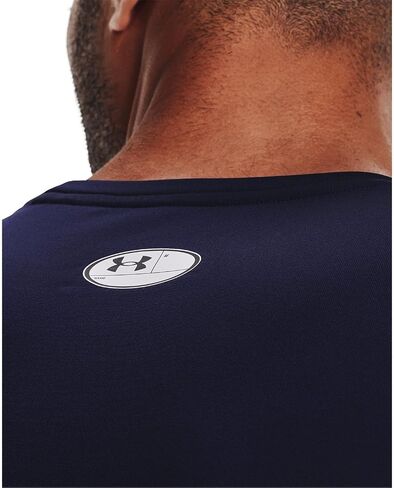 Under Armour - تي شيرت رجالي ColdGear Armor Fitted Crew بأكمام طويلة، اللون أسود (001)، المقاس: XX-Large x Tall in Kuwait