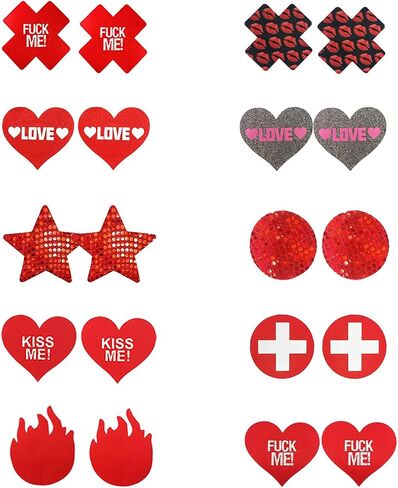 Multi Design Disposable Nipple Stickers in Saudi Arabia