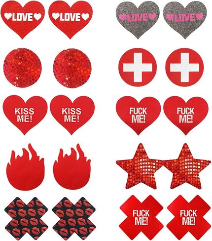 Multi Design Disposable Nipple Stickers in Saudi Arabia