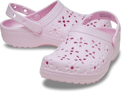 Crocs Unisex Adult Classic Floral Cut Out Clogs in Saudi Arabia