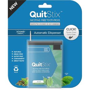 Craving Relief Toothpicks with Activating Tingle to Replace Cigarettes, Quit Smoking, Vaping, Keeps Mouth Clean & Fresh, Perfect for Smokers & Non-Smokers (Menthol, 1 Pack) in Saudi Arabia