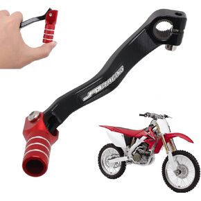 JFG Racing Motorcycle Folding Gear Shifter Shift Lever Pedal CNC for CRF250R 2004-2009 CRF250X 2004-2017 CRF450R 2002 Dirt Bike Red