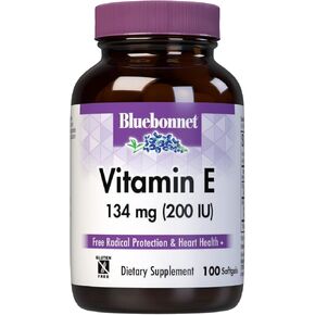 BlueBonnet Vitamin E 200 IU Mixed Softgels, 100 Count