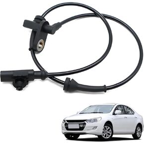 AUGUKA Pack-1 Automobile Wheel Speed Sensor, Anti-Lock Brake System Rear Left ABS Sensor, Directly Installed Standard Accessories Replacement 3630050U2010, Compatible with Heyue Models (Black)