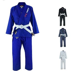 REX Sports Brazilian Jiu Jitsu, for Men and Women BJJ Gi Grappling Kimonos Lightweight White Belt (Royal Blue, K2)