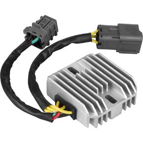 Voltage Regulator compatible with Kymco MXU 150 (05-11) 250 (04-08) 300 (05-11) Mongoose 250 (03-08) 300 (05-11) Can Am DS 250 (06-15) Replaces #S31600RCA000#31600-LBA7-900 - DZE 2468