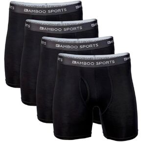 Mens 4 in. Bamboo Rayon Boxer Briefs