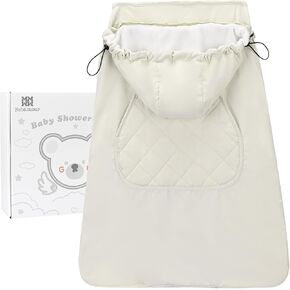 Bebamour Baby Carrier Winter Cover Universal Hoodie All Season Carrier Cover for Baby Carrier (New Pink)