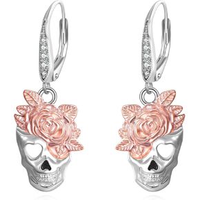 Hancock Skull Earrings Halloween Earrings Goth Jewelry Skull Jewelry for Women Skull Gifts for Women Gothic Jewelry for Women Dangle Earrings for Women