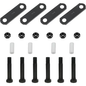 Trailer Shackle Kit,Trailer Axle Shackle Kit for Double Eye Springs,2 Pack Tandem Trailer Axle Shackle Kit for Double Eye Springs (3.5K -5.2K Axles)