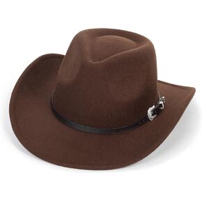 Western Cowboy Hat for Kids Toddler Girls Boys-Felt Fedora Cowgirls for 2-6 Years Old in Kuwait
