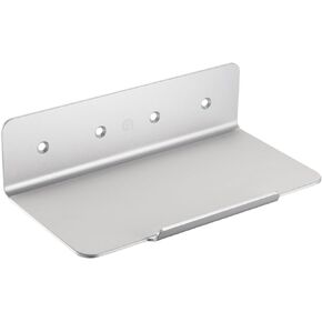 10'' Floating Shelves for Wall,Metal Wall Shelf for Wall Storage,for Smart Home,Speakers, Router,Camera,Plants,Wall Managment for Bedroom,Bathroom, Living Room(Black)