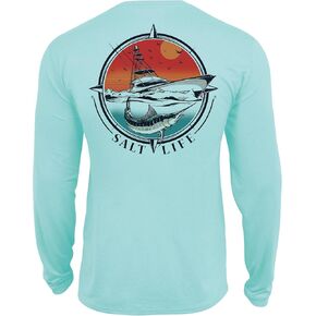 Salt Life Girls' Sunset Pursuit Youth Long Sleeve Performance Fit Shirt