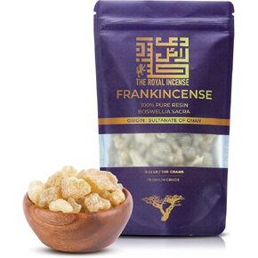 Frankincense Resins | Boswellia Sacra Frankincense Incense |Chruch Incense Olibanum Gum Bulk |Luban 100 Grams (3.5 Ounce)