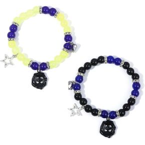 SONGCHANGJEWELRY BFF Coraline Wybie Matching Bracelet Halloween Merchandise Friend Gifts Stuff Jewelry Costume Accessories for Coraline Cosplay