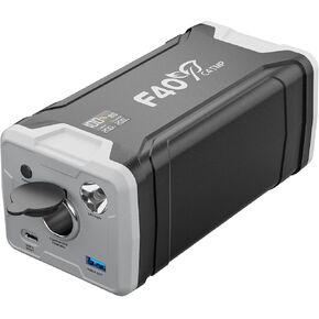 F40C4TMP Portable Power Station, 220Wh Backup Battery for Portable Refrigerator, External Supply Compatible with Most Car Freezers On The Market(Including The CRPRO Series)