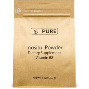 Pure Original Ingredients Inositol (Vitamin B8) Powder (1 lb) Always Pure, No Fillers Or Additives, Lab Verified (1 Pound Bag)