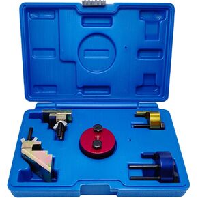 5PCS Auxiliary Stretch Belt Removal Installation Tool Set Compatible with Ford Citroen Mercedes-Benz Lancia Volvo Volkswagen Skoda, Universal Engine Pulley Drive Belt Remover Installer Kit