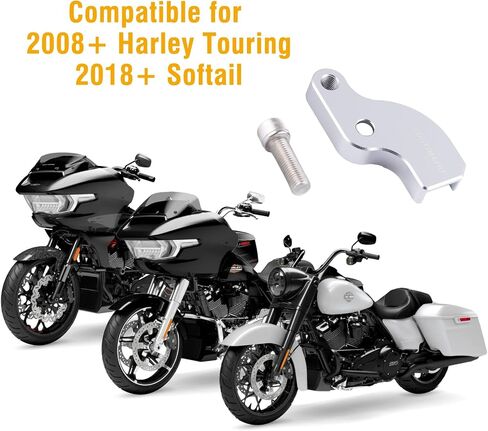 مجموعة مساعدة التروس المحايدة من هارلي، التحول أسهل، مساعدة نقل التروس مناسبة لـ 2008+ Harley Touring، 2018+ Softail، تجعل النقل أسهل بنسبة 20%، فضي in Saudi Arabia
